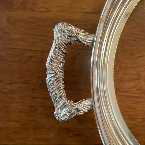 Vintage WMF - IKORA 10 Inch Metal Serving Dish Stand, Stand Only Silver Tone - Picture 3 of 8